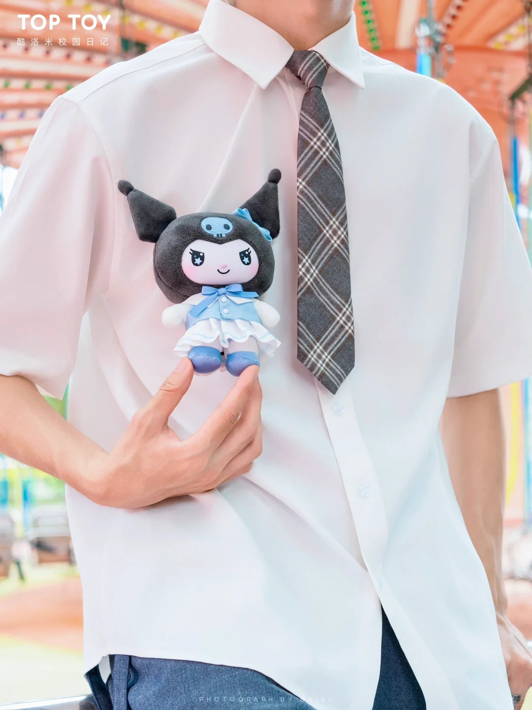 TOP TOY Sanrio KUROMI School Life Series Plush Pendant Blind Box