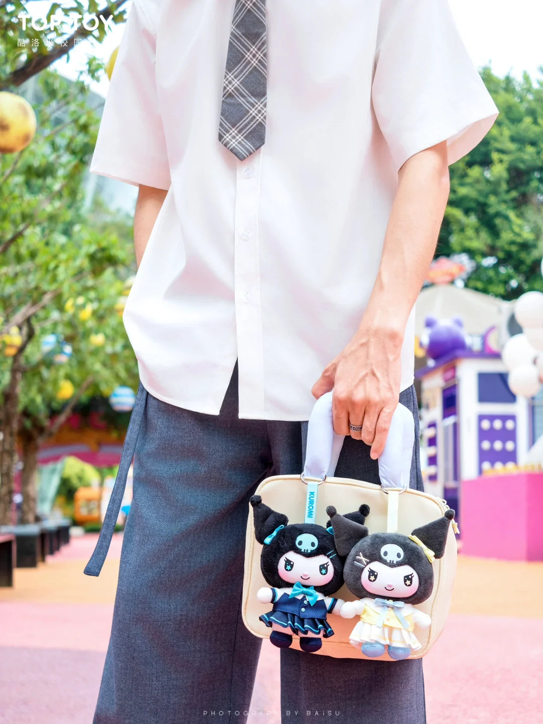TOP TOY Sanrio KUROMI School Life Series Plush Pendant Blind Box