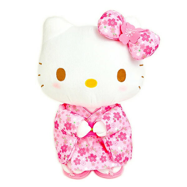 Sanrio Mascot Holder - Hello Kitty : Sakura Kimono Pink