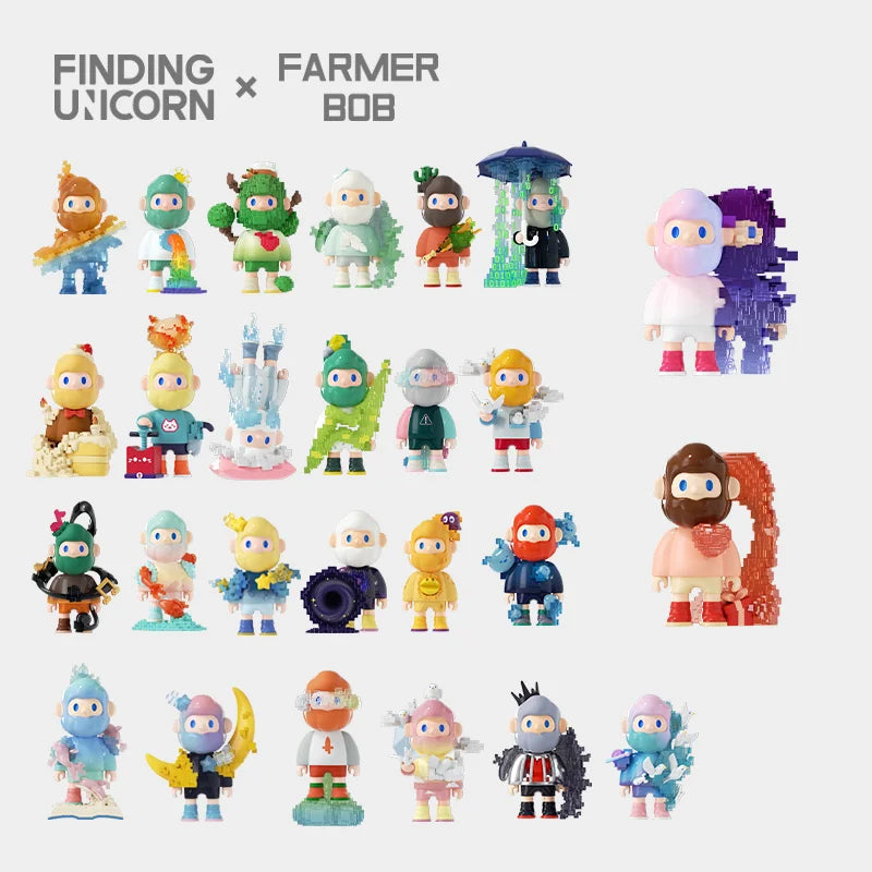 FINDING UNICORN FARMER BOB NEXT GENERATION PIXEL UNIVERSE Series Blind Box