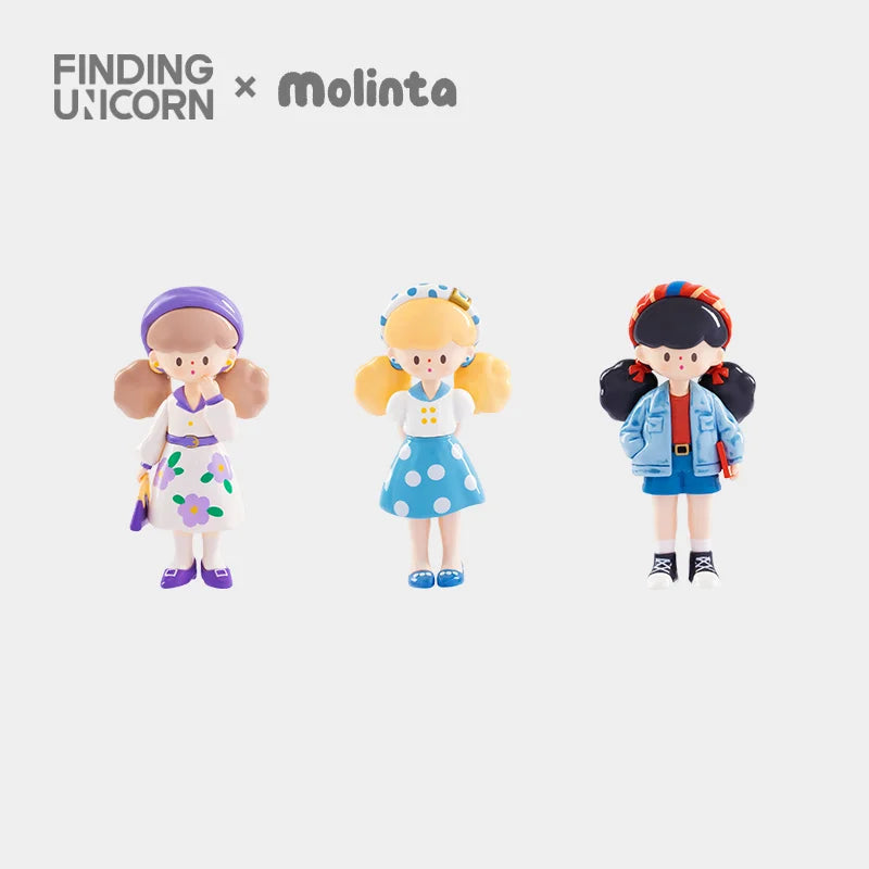 Finding Unicorn Molinta Retro Girls Series Blind Box