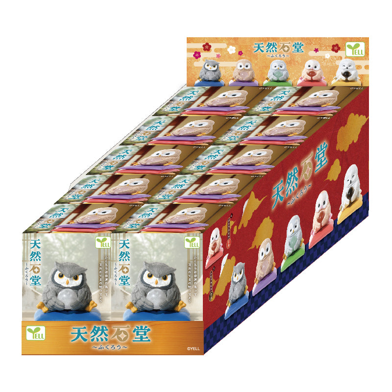 Yell Gacha Natural Stone Hall Owl Blind Box PVC Figure