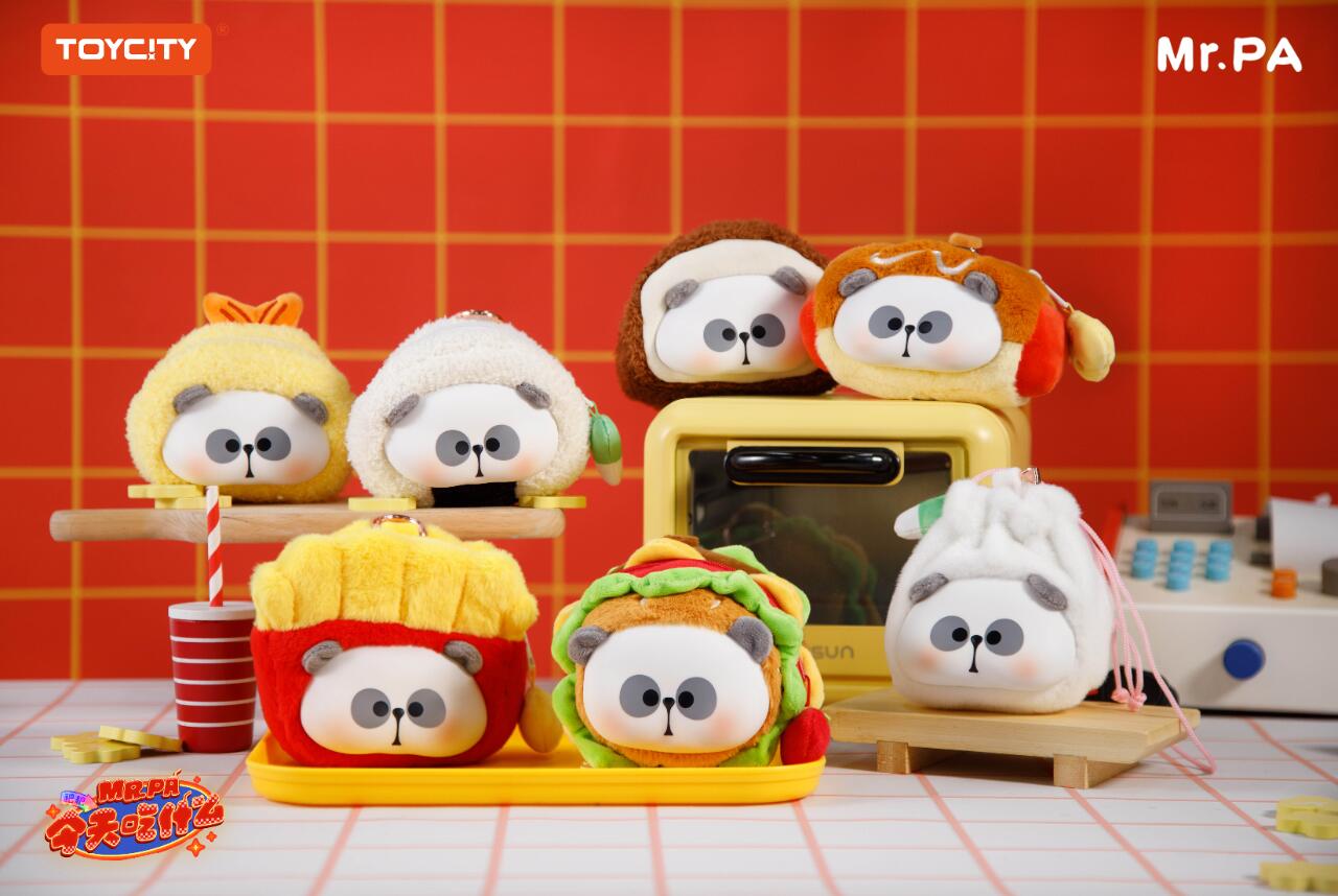TOYCITY MR.PA What to Eat Today Plush Change Purse Blind Box Series