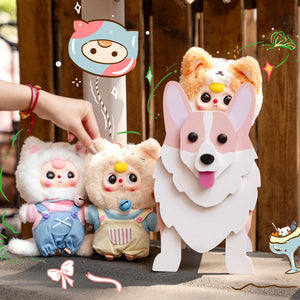 Baby Three Cat Wardrobe Plush Series Blind Box