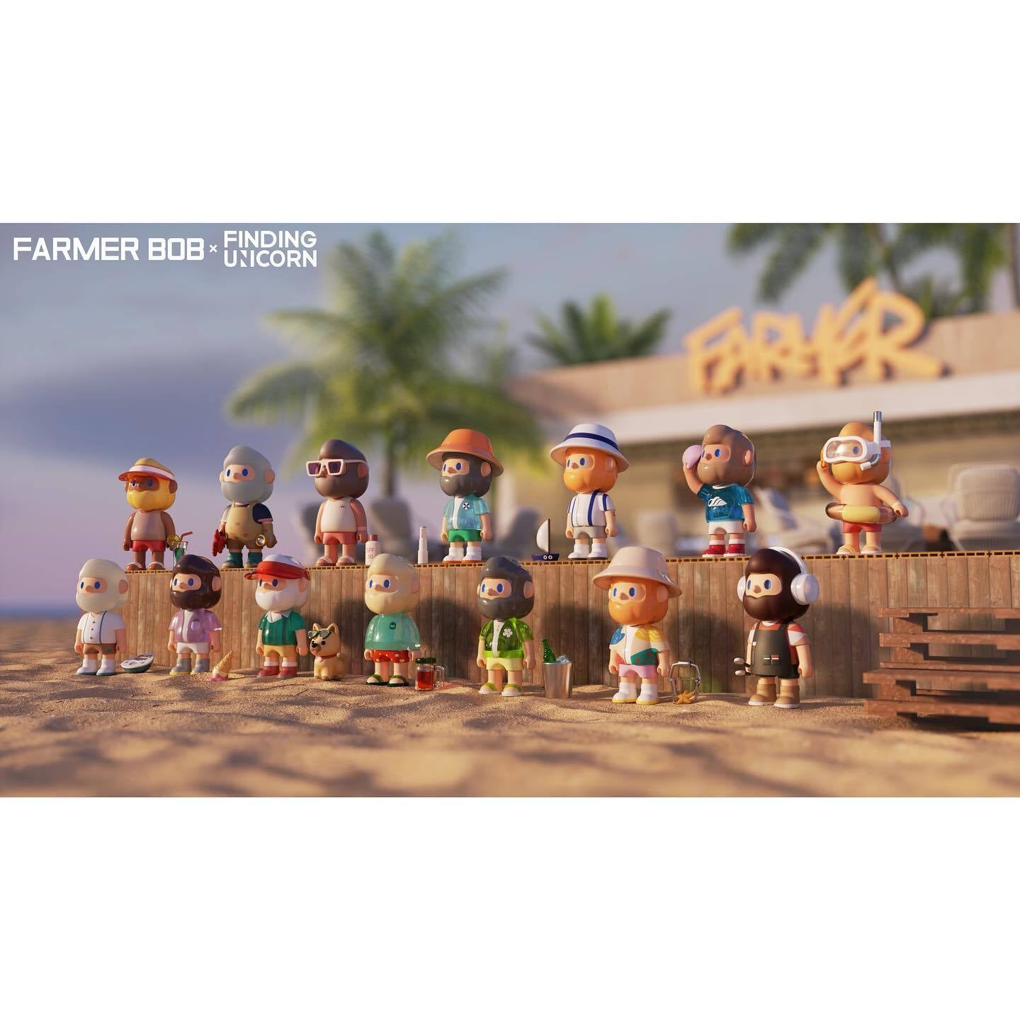 FINDING UNICORN FARMER BOB ISLAND SERIES Blind Box