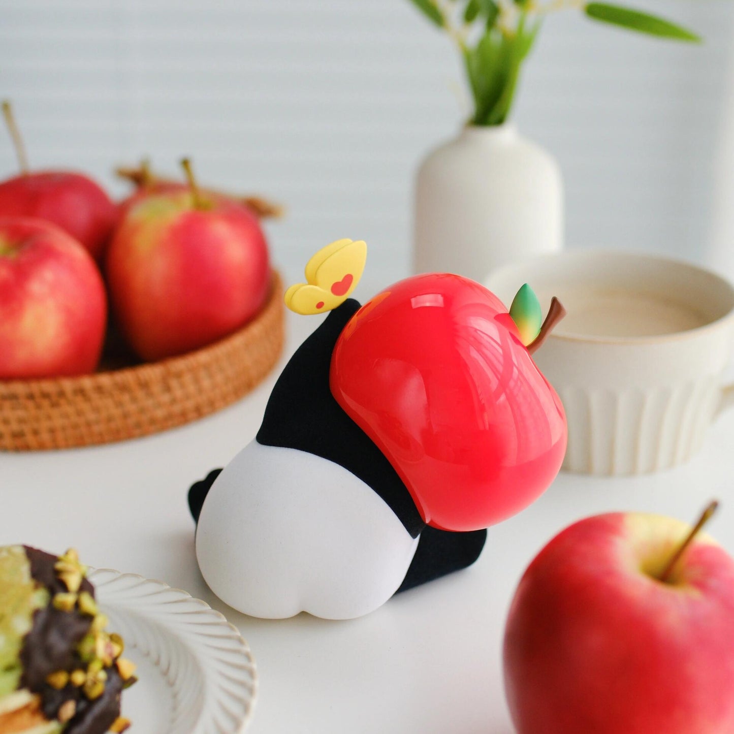 52TOYS Panda Roll Limited Edition Panda In Apple Hat