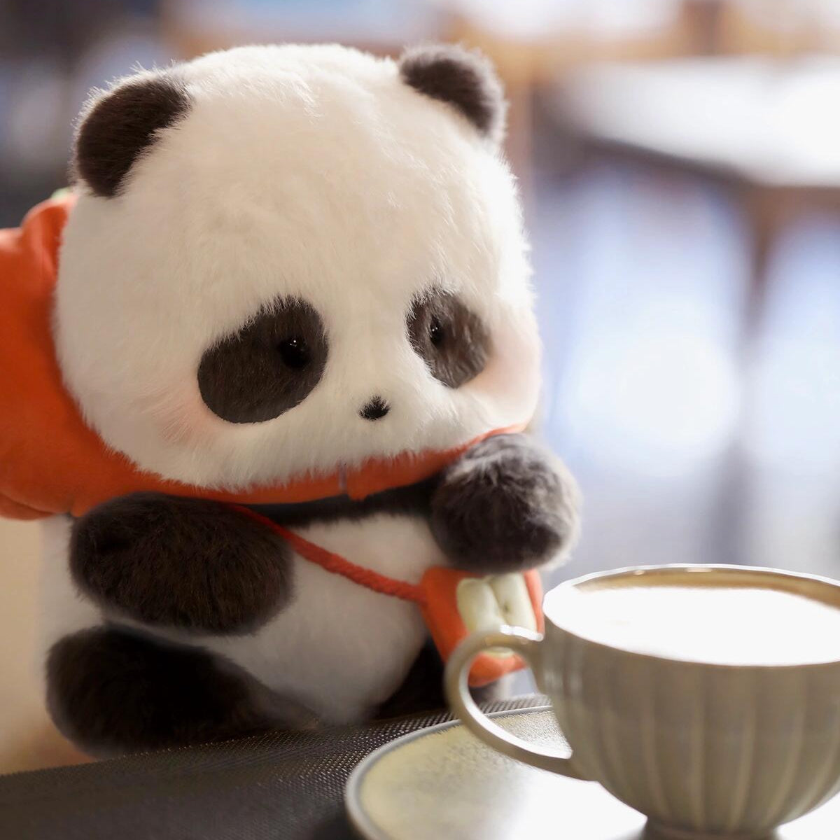 52TOYS Panda Roll Apple Series Plush Toys-Apple Hat