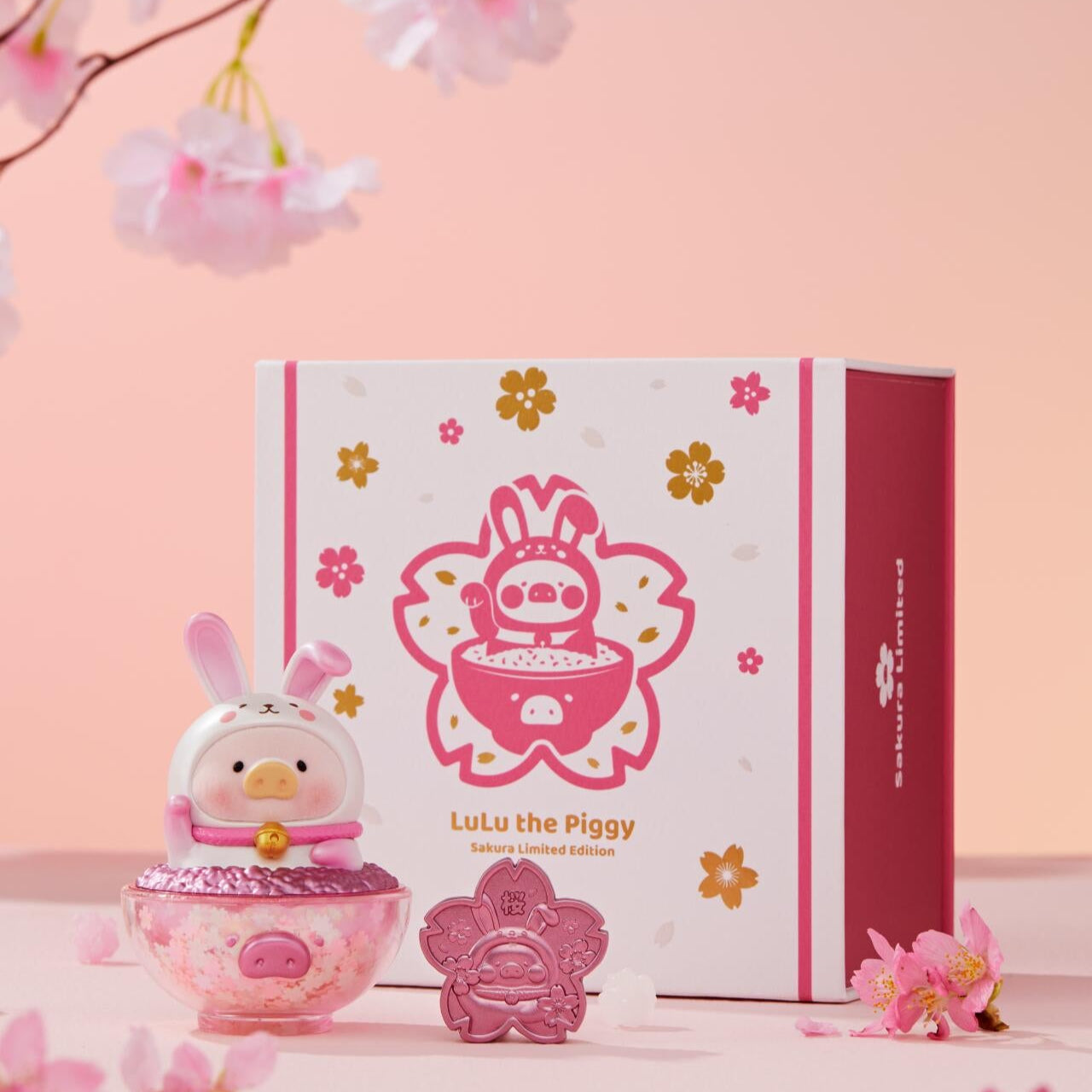 52TOYS LuLu The Piggy Sakura Limited Edition
