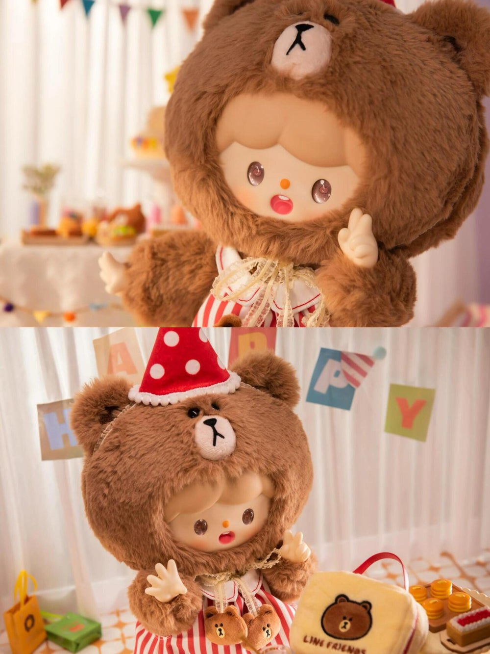 FINDING UNICORN zZoton PVC Plush-Party BROWN zZoton