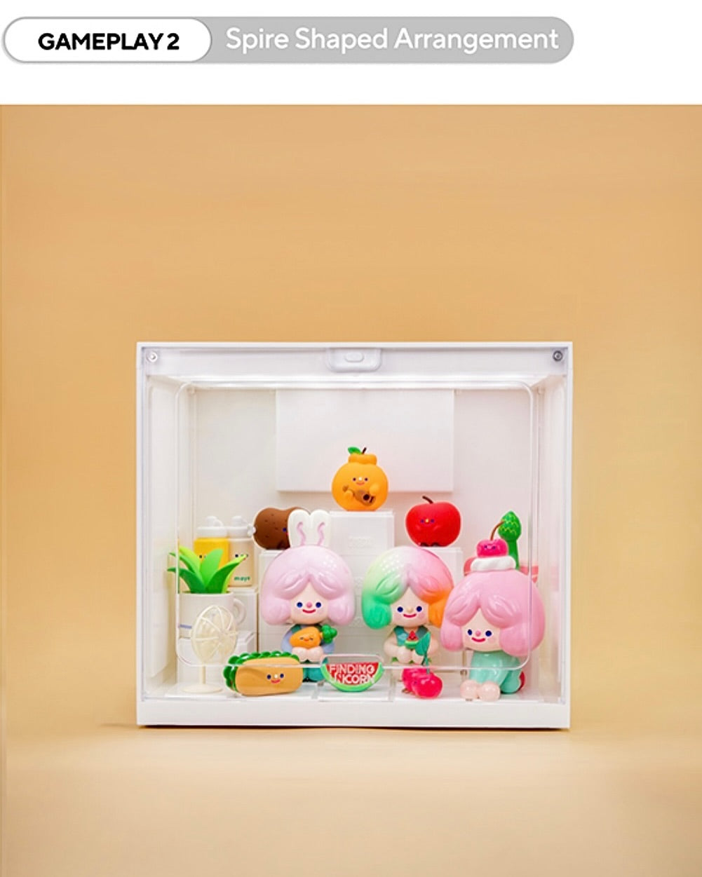 FINDING UNICORN Game Box Display Manual- White Color