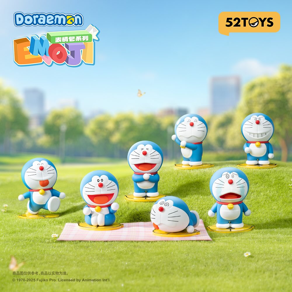 52TOYS Doraemon Emoji Series Blind Box