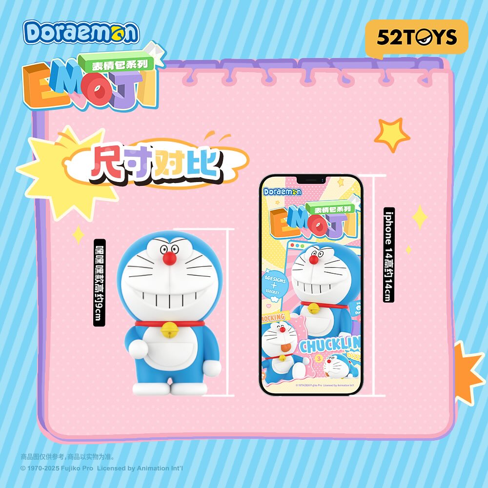 52TOYS Doraemon Emoji Series Blind Box