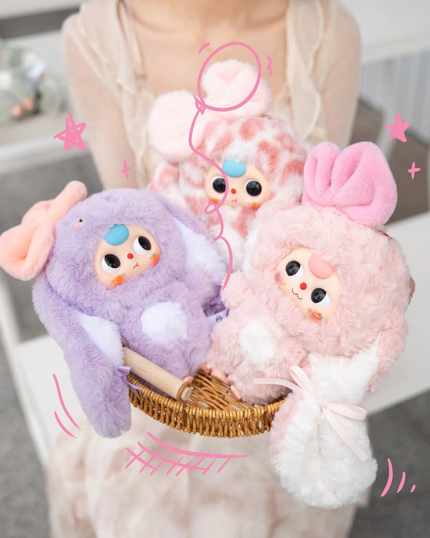Baby Three Bunny Return Plush Blind Box