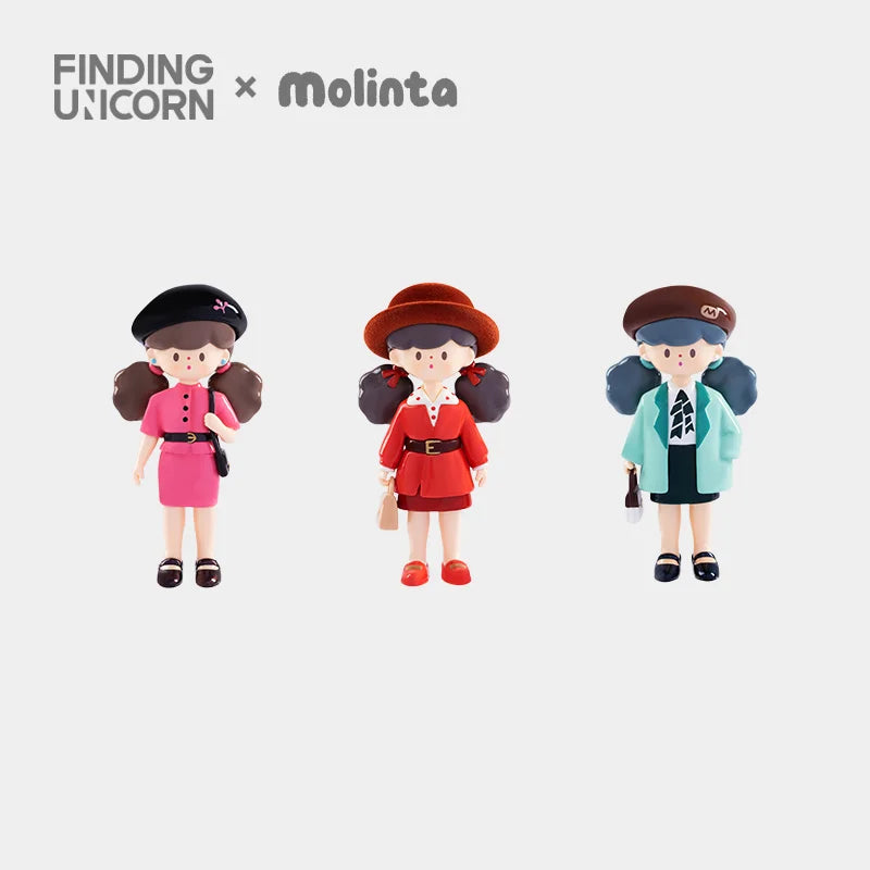 Finding Unicorn Molinta Retro Girls Series Blind Box