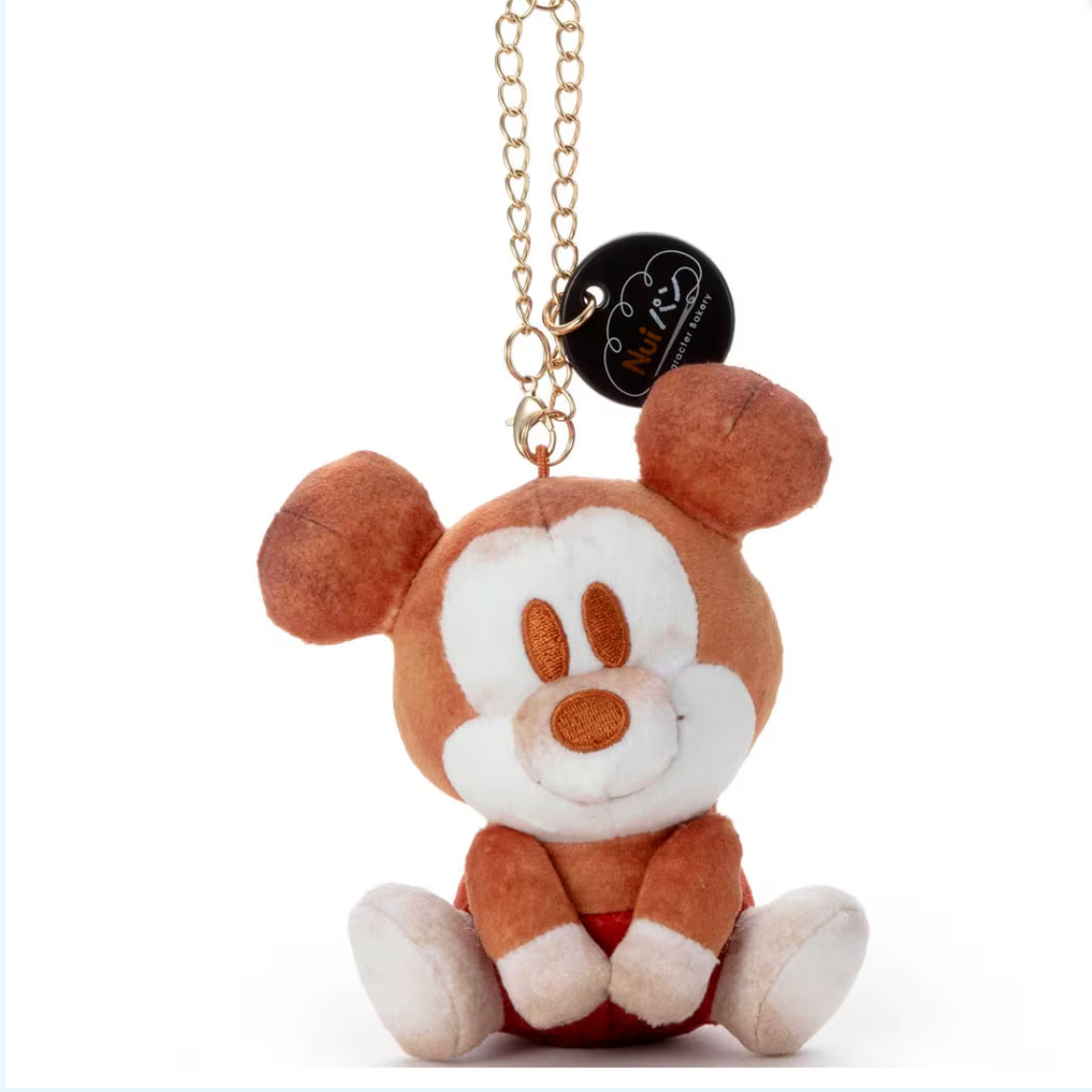 Disney Character Nui Bread Chain Strap Mascot Character Bread (Sitting) Mickey Mouse