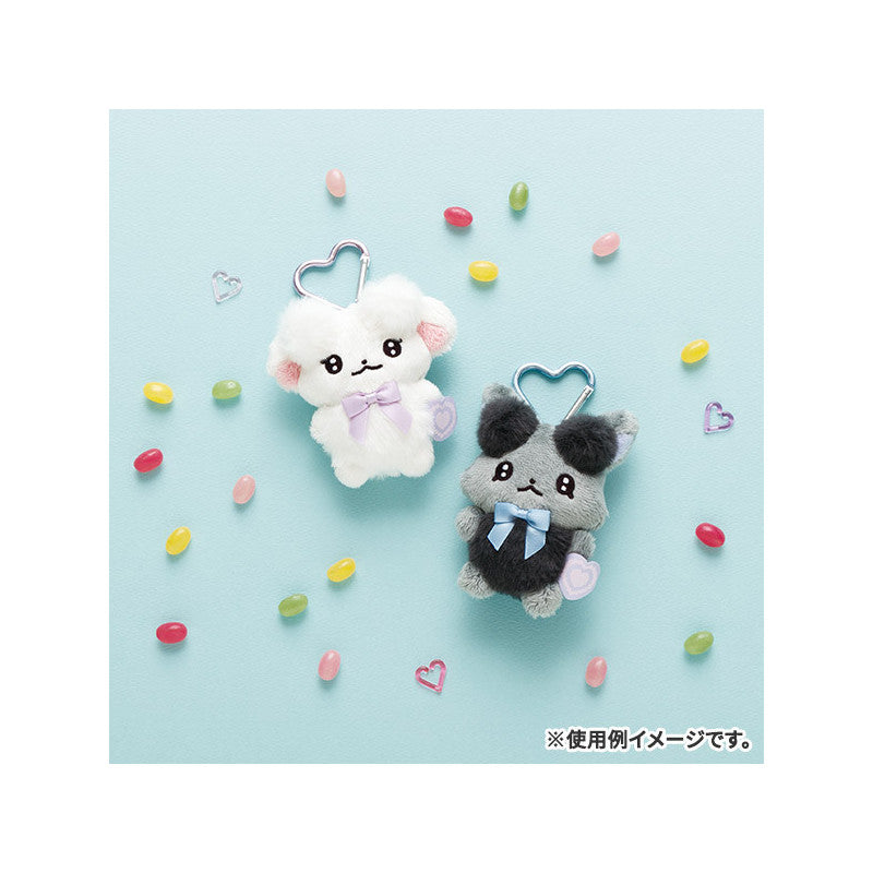 San-X Hanging Plush - Cheer Cheer Lambs Uryufu : Debut Heart-shaped Carabiner