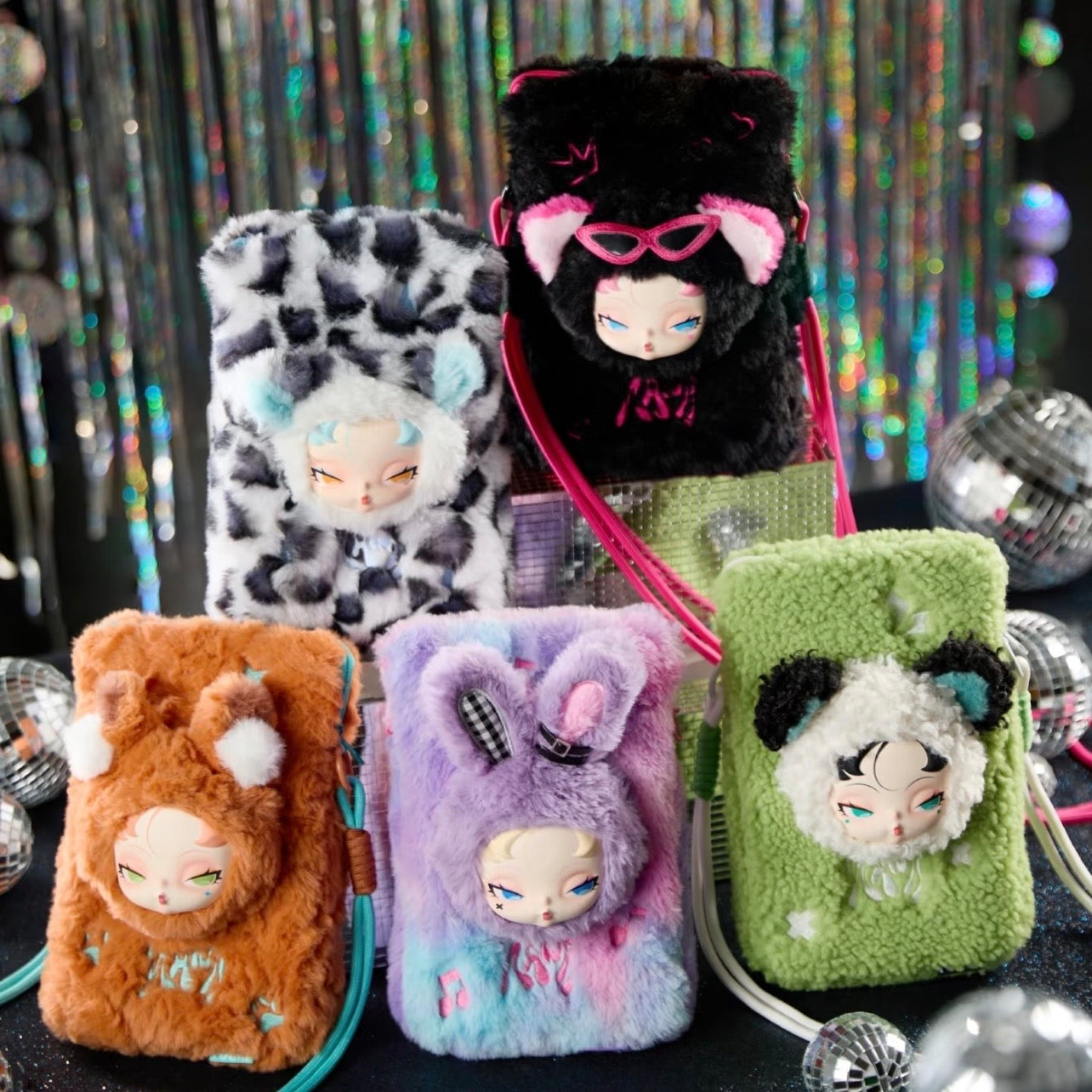 DODO NAMI Midnight Disco Series Phone Case Vinyl Plush Blind Box