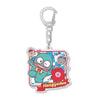 Sanrio Keychain Hangyodon 40TH Anniversary 3-piece Acrylic