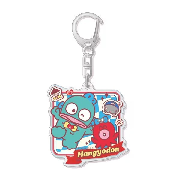 Sanrio Keychain Hangyodon 40TH Anniversary 3-piece Acrylic