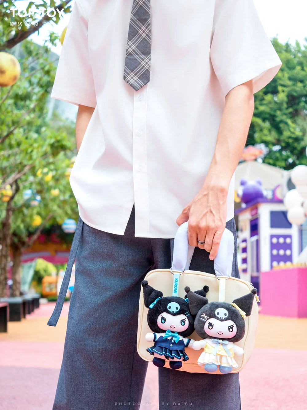 TOP TOY Sanrio KUROMI School Life Series Plush Pendant Blind Box
