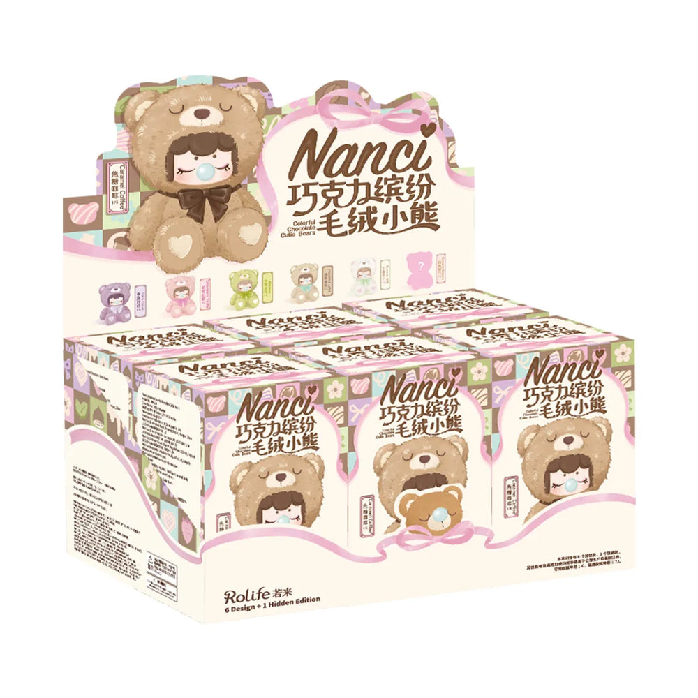 Rolife Nanci Colorful Chocolate Cutie Bears Blind Box