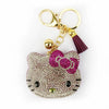 Sanrio Sparkling Leather Keychain Hello Kitty