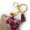 Sanrio Sparkling Leather Keychain Hello Kitty