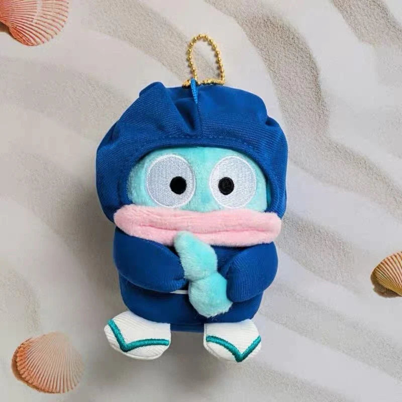 SANRIO HANGYODON 40TH ANNIVERSARY LIMITED SERIES MASCOT HOLDER /PLUSH KEYCHAIN