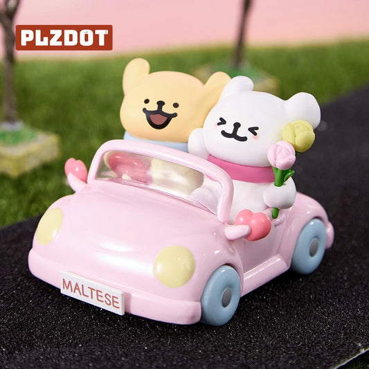 PLZDOT Maltese Line Puppy Happy Outing Series Blind Box