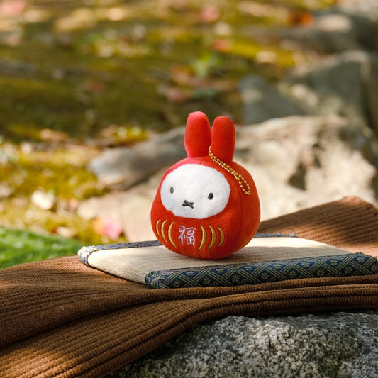 Sekiguchi Dick Bruna Miffy Lucky Daruma Mascot Key Chain
