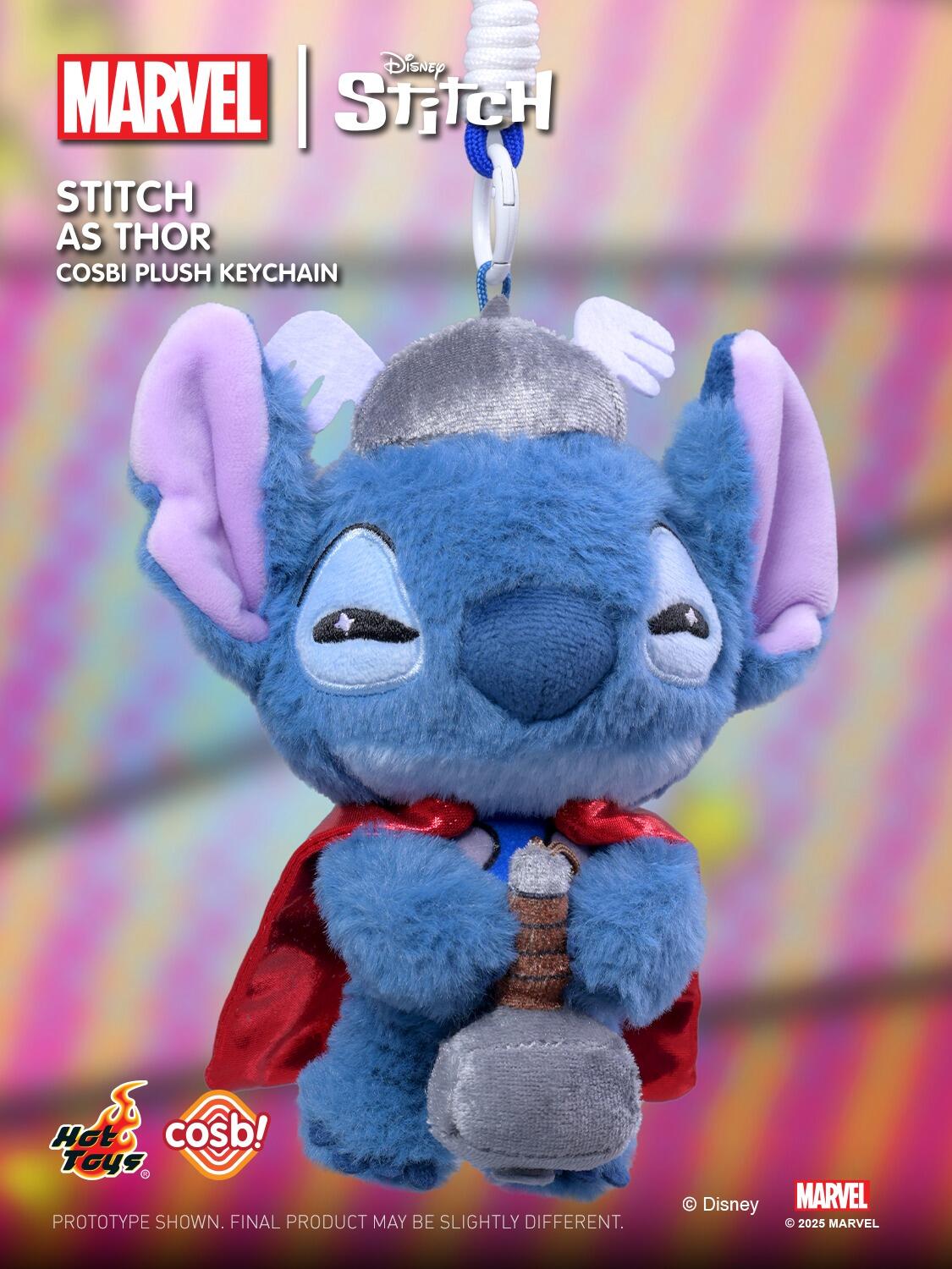 Marvel Stitch Cosbi Plush Keychain Collection Blind Box