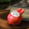 Sekiguchi Dick Bruna Miffy Lucky Daruma Mascot Key Chain