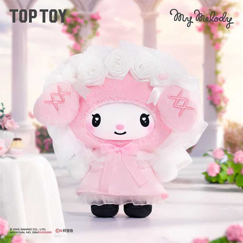 TOP TOY Sanrio Characters Angel Garden Series Plush Pendant Blind Box