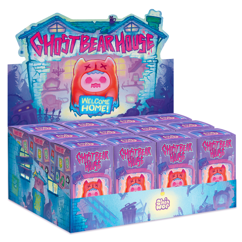 FINDING UNICORN ShinWoo Ghost Bear House Series Blind Box