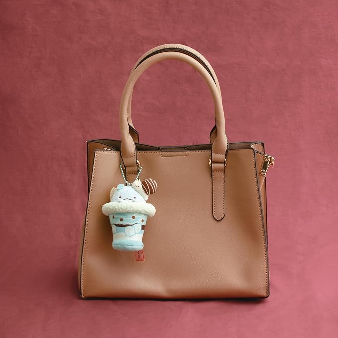 SUMIKKO GURASHI｜TOKAGE LIZARD MINT CHOCOLATE PARFAIT PLUSH KEYCHAIN SAN-X
