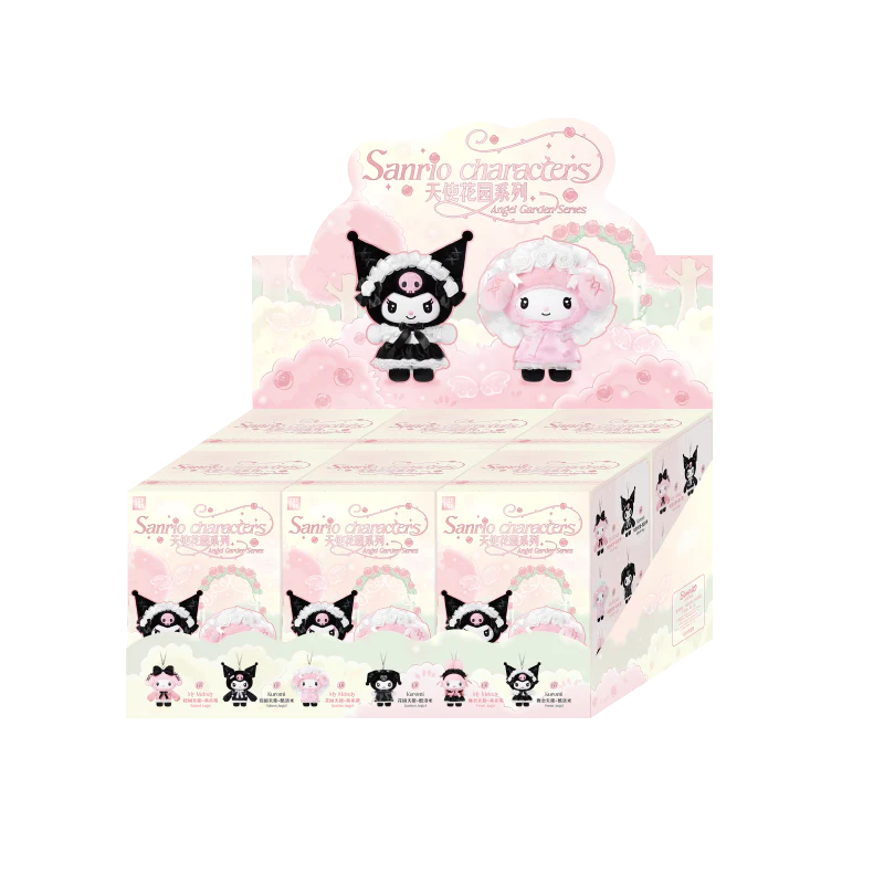 TOP TOY Sanrio Characters Angel Garden Series Plush Pendant Blind Box