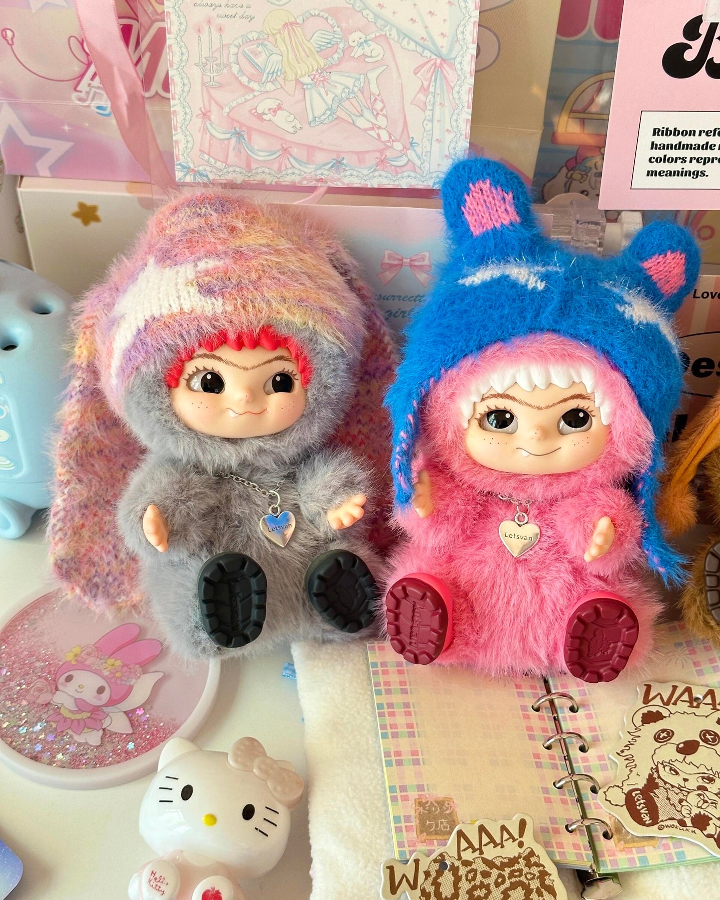 WAKUKU Fuzzy Trendy Fun Party Series Plush Blind Box