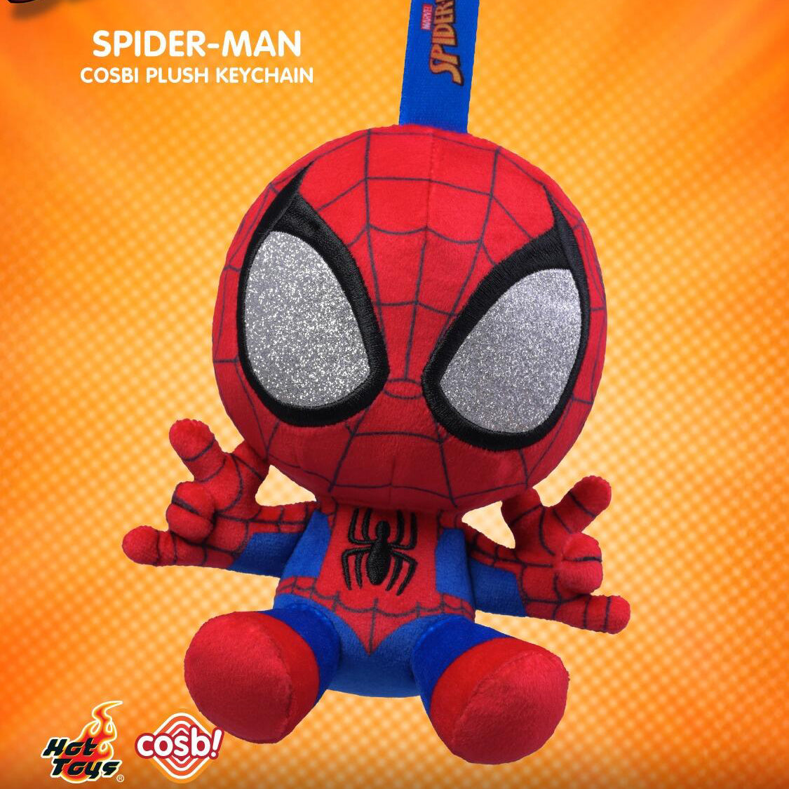 Hot Toys Marvel Spiderman Cosbi Plush Keychain Blind Box