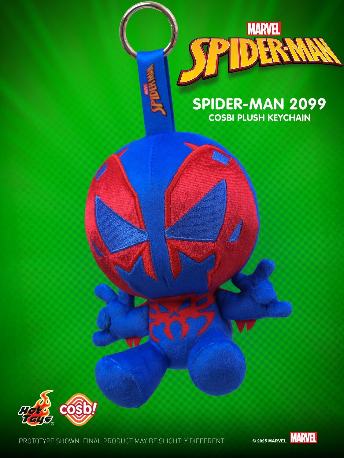 Hot Toys Marvel Spiderman Cosbi Plush Keychain Blind Box