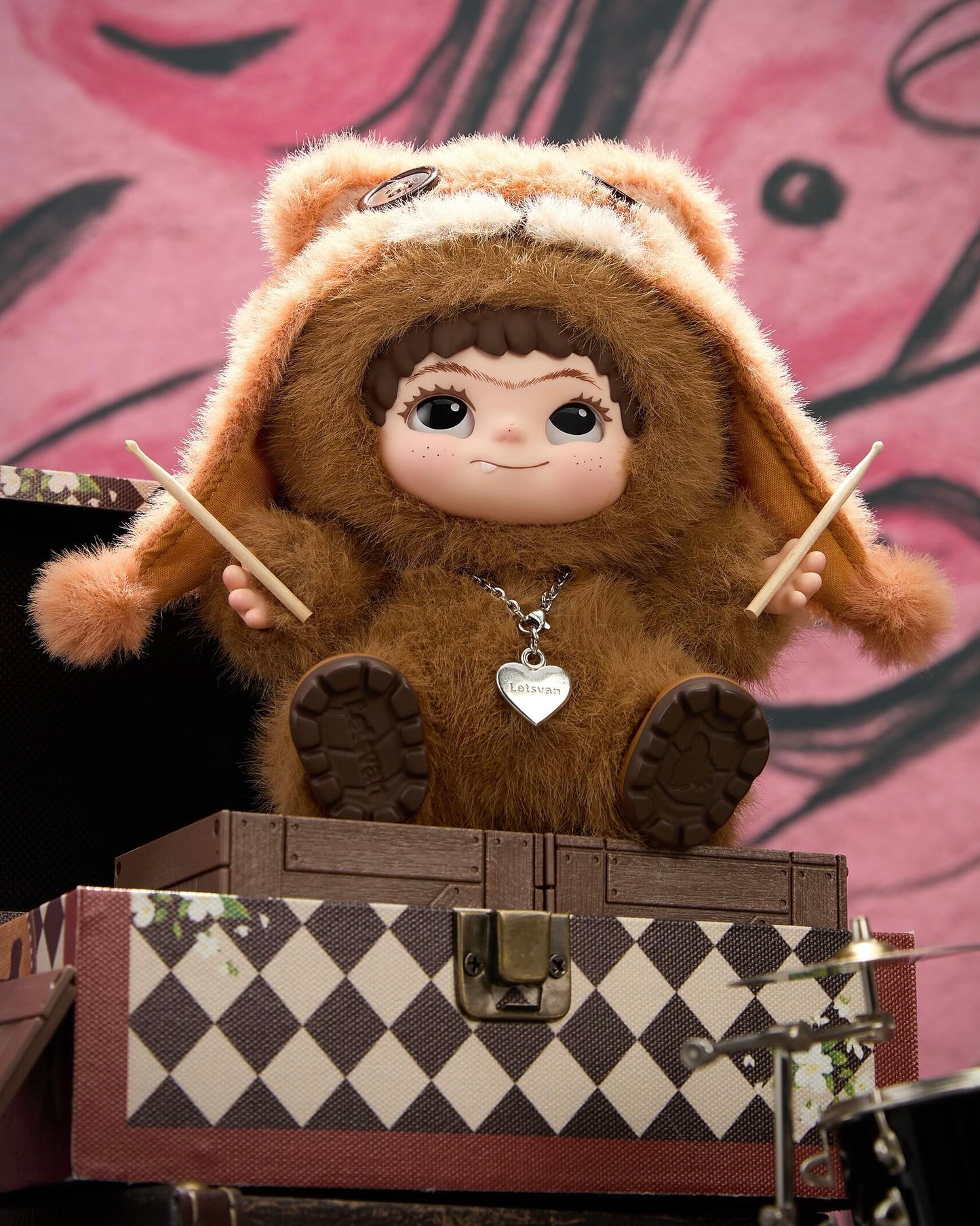 WAKUKU Fuzzy Trendy Fun Party Series Plush Blind Box