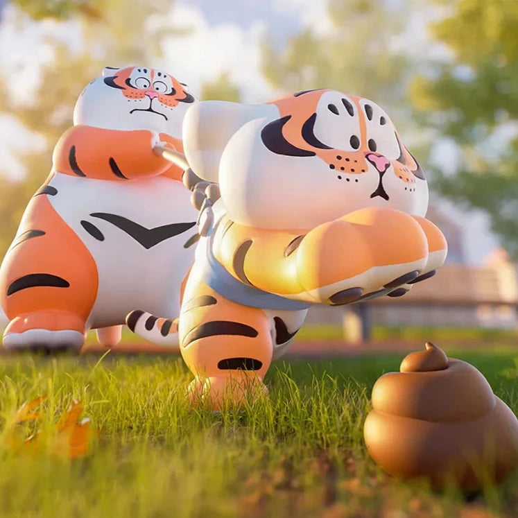 Funism Alexander the Fat Tiger Blind Box - Roaring Love series