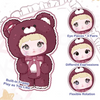 Hi TOY Nommi Good Night Bear 400% Series Plush Blind Box
