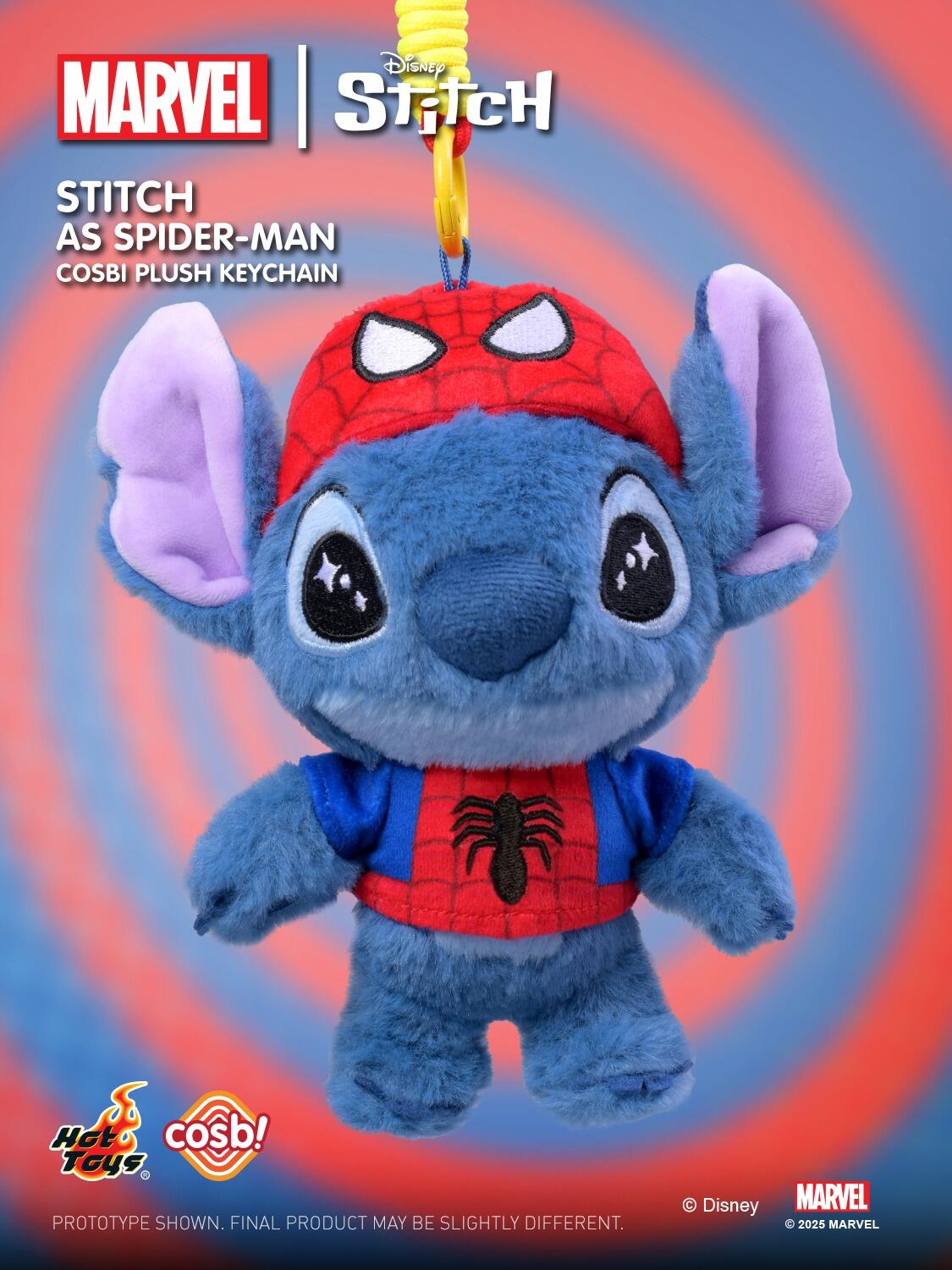 Marvel Stitch Cosbi Plush Keychain Collection Blind Box