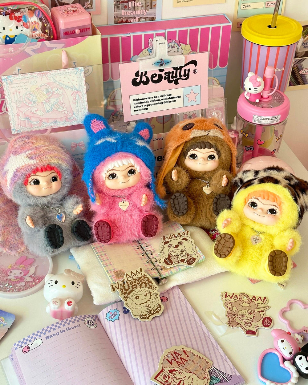 WAKUKU Fuzzy Trendy Fun Party Series Plush Blind Box