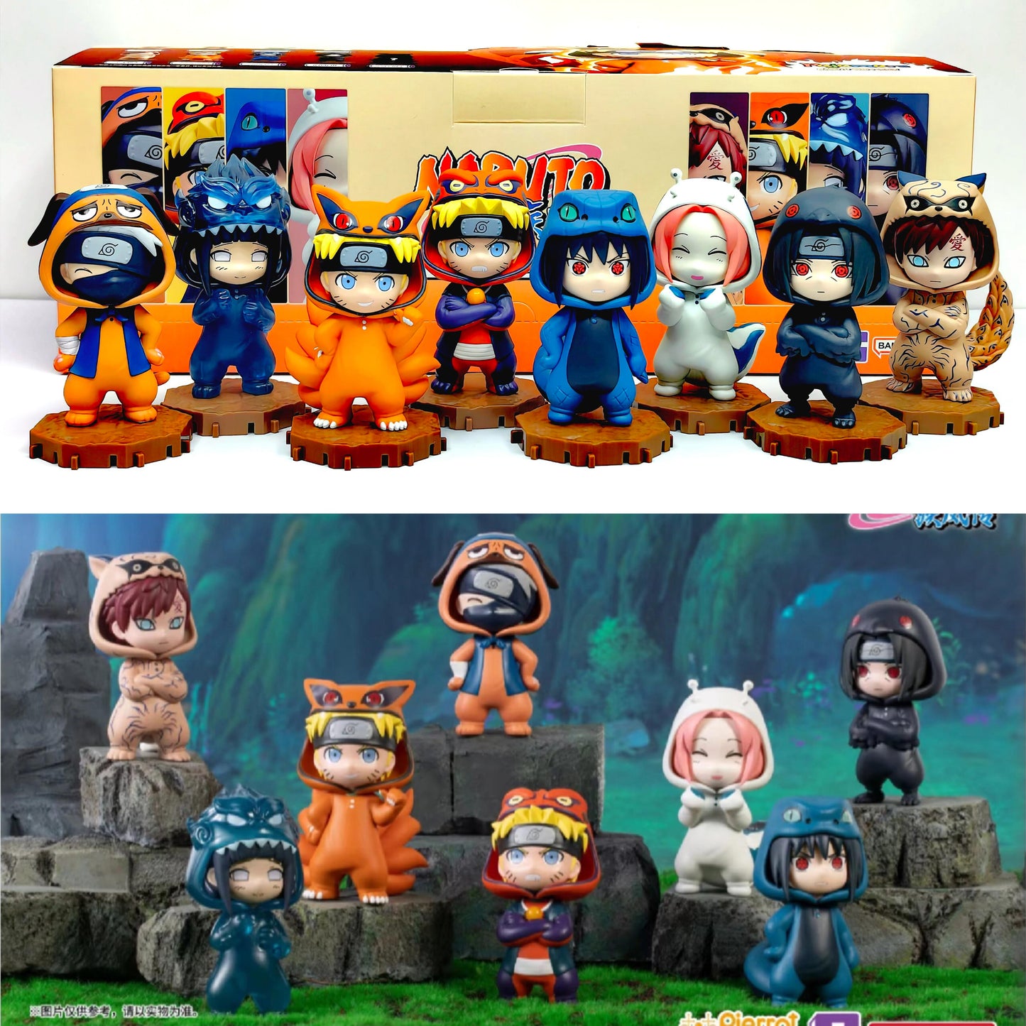 TOP TOY Naruto Shippuden BNFIGURE Q Pajamars Series Blind Box