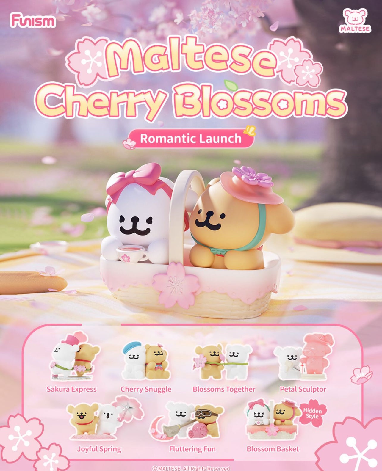 FUNISM Maltese Cherry Blossoms Series Blind Box