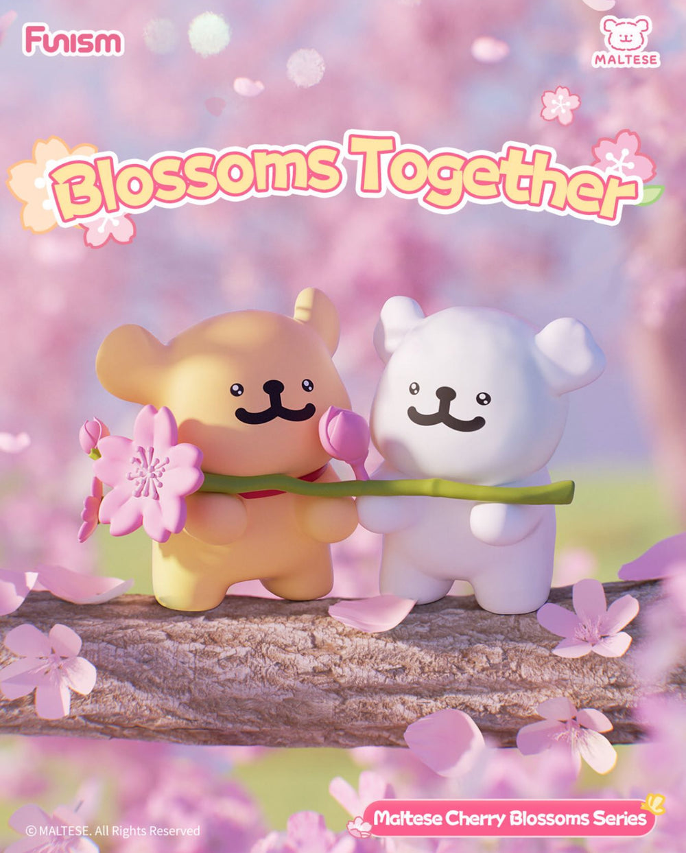 FUNISM Maltese Cherry Blossoms Series Blind Box