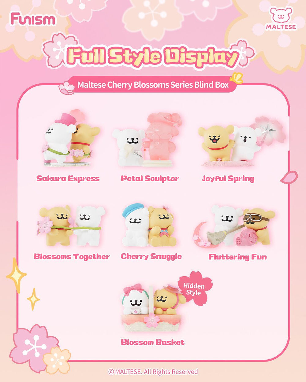 FUNISM Maltese Cherry Blossoms Series Blind Box