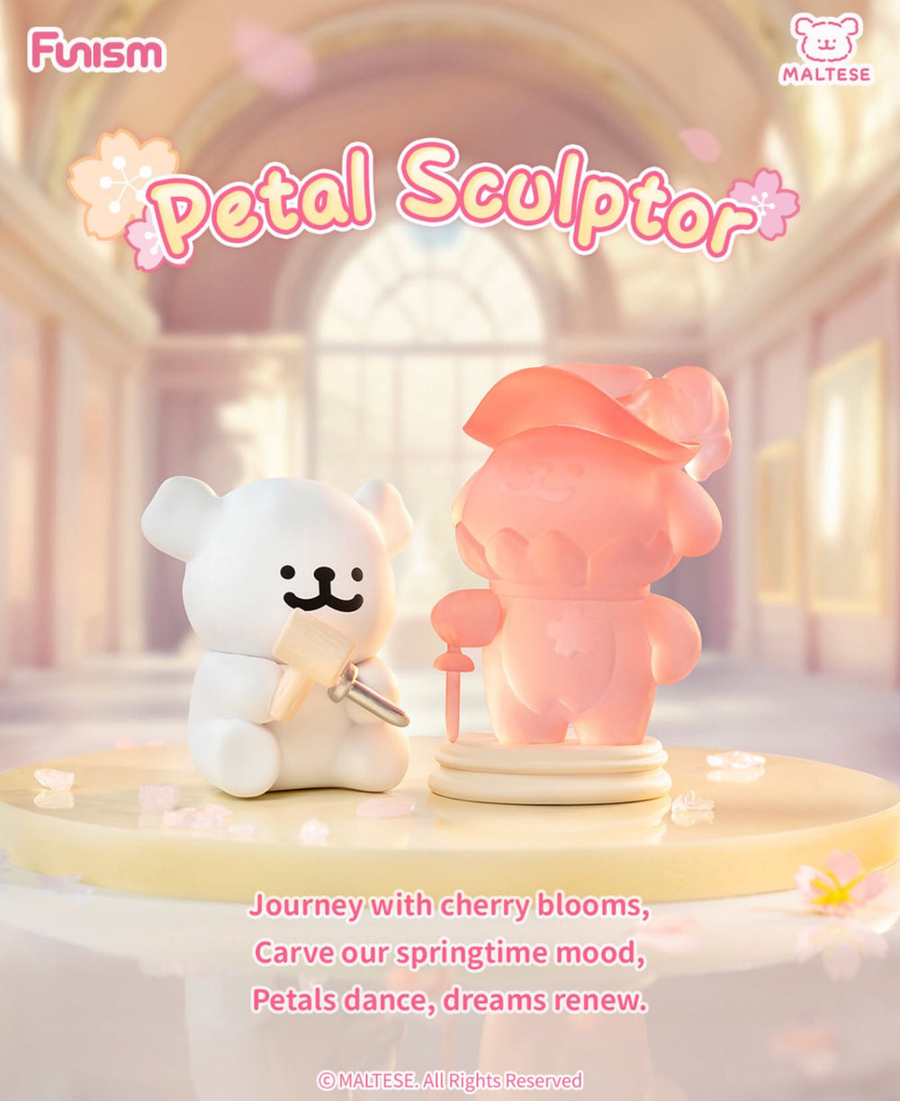 FUNISM Maltese Cherry Blossoms Series Blind Box