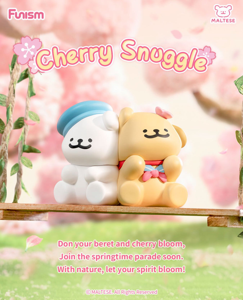 FUNISM Maltese Cherry Blossoms Series Blind Box